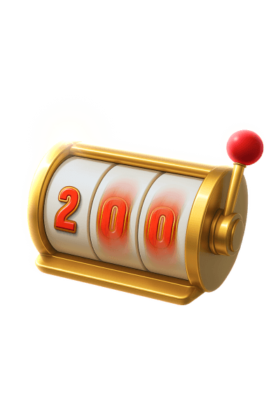 Make 200 spins in one game session